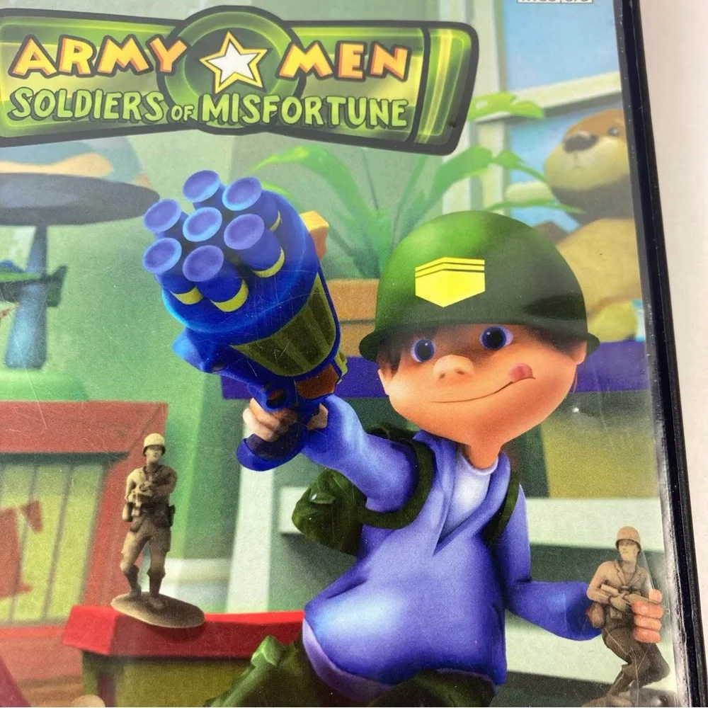 PS2 Army Men: Soldiers of Misfortune Sony Playstation 2 Game with Manual
